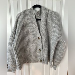 Madewell Waller Crop Cardigan Sweater Size XL